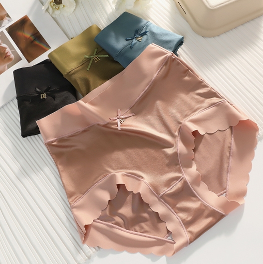 Pearl French Retro Silk, Mulberry Silk, High Waist Ice Silk, Quick Drying Underwear for Women