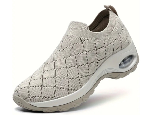Fly woven socks, one foot casual shoes, breathable and simple air cushion sports shoes